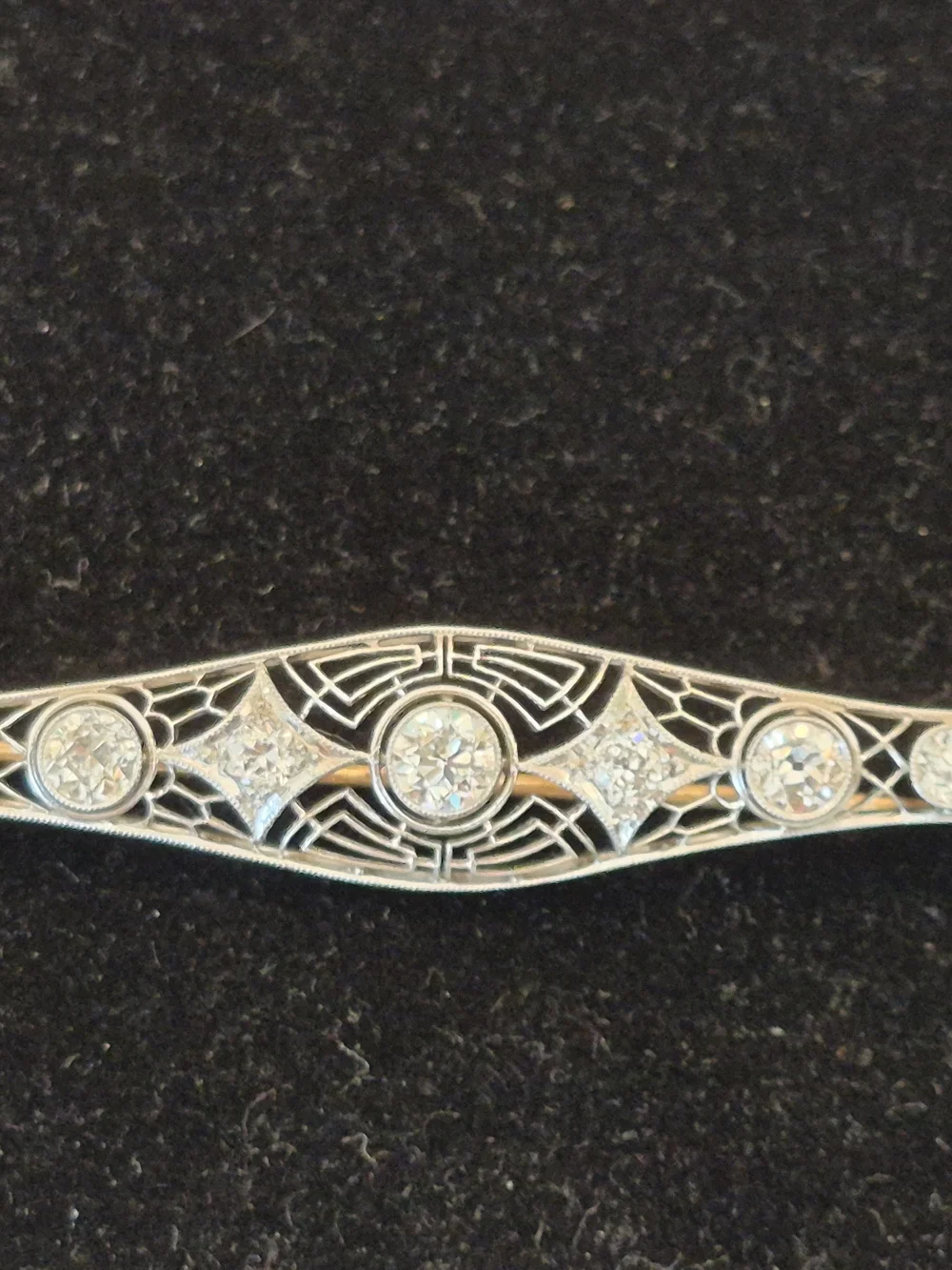 Vintage platinum 14k